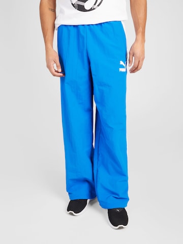 PUMA - Loosefit Calças 'T7' em azul: frente