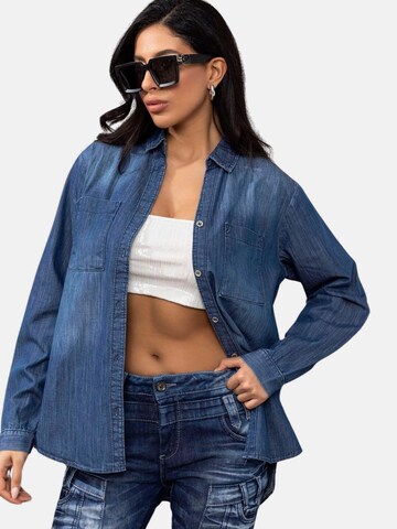 CIPO & BAXX Blouse in Blue