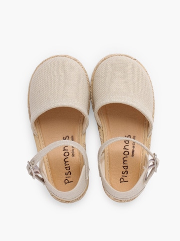 Sandales Pisamonas en beige