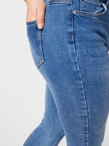 ONLY Carmakoma Skinny Jeans 'Kila' in Blue