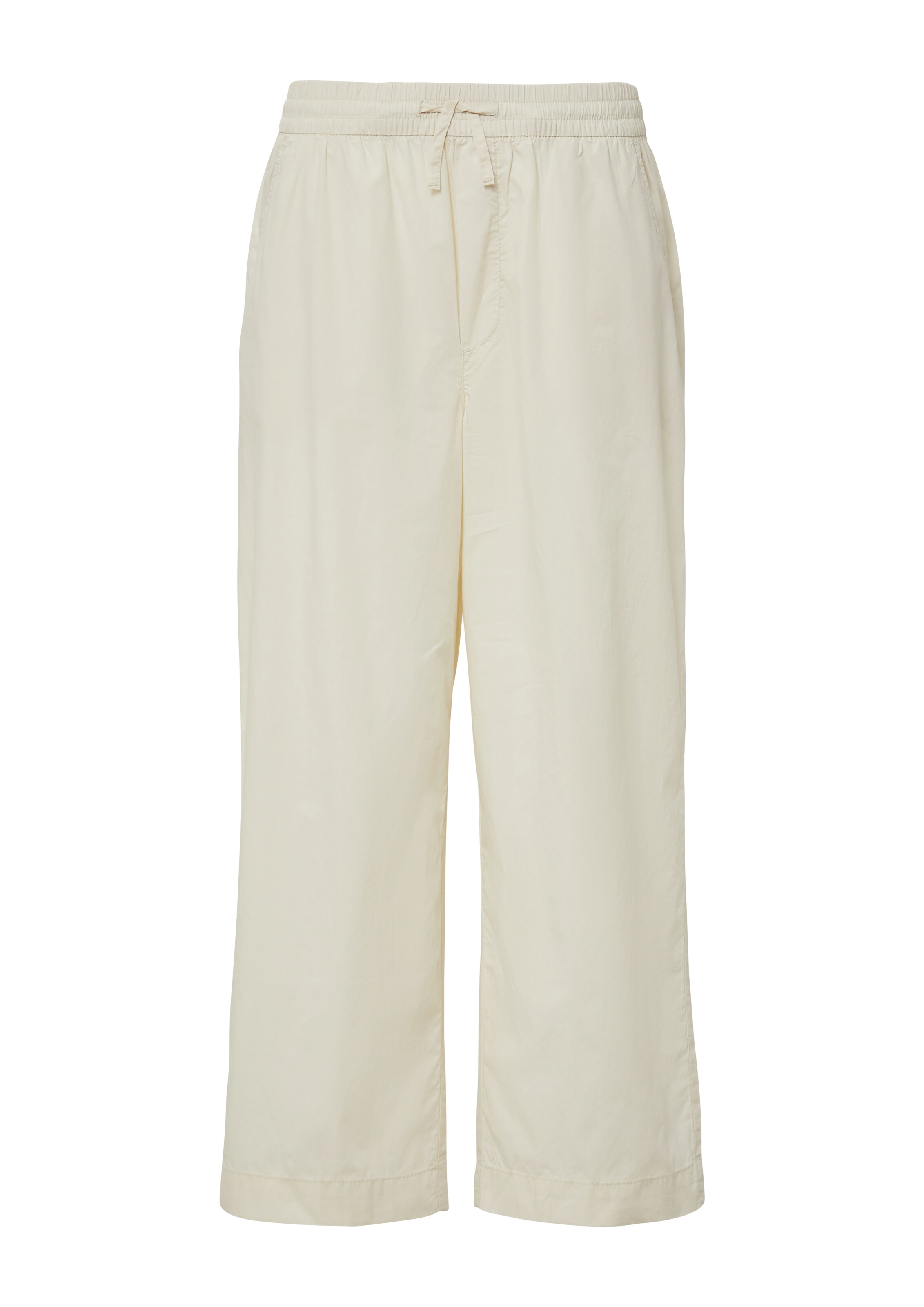 s.Oliver Wide leg Broek in Beige: voorkant