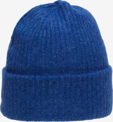 SELECTED FEMME Beanie in Blue: front