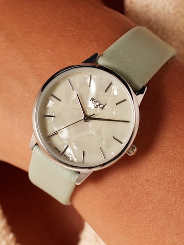 Lucardi Analoog horloge 'Klassisch' in Groen