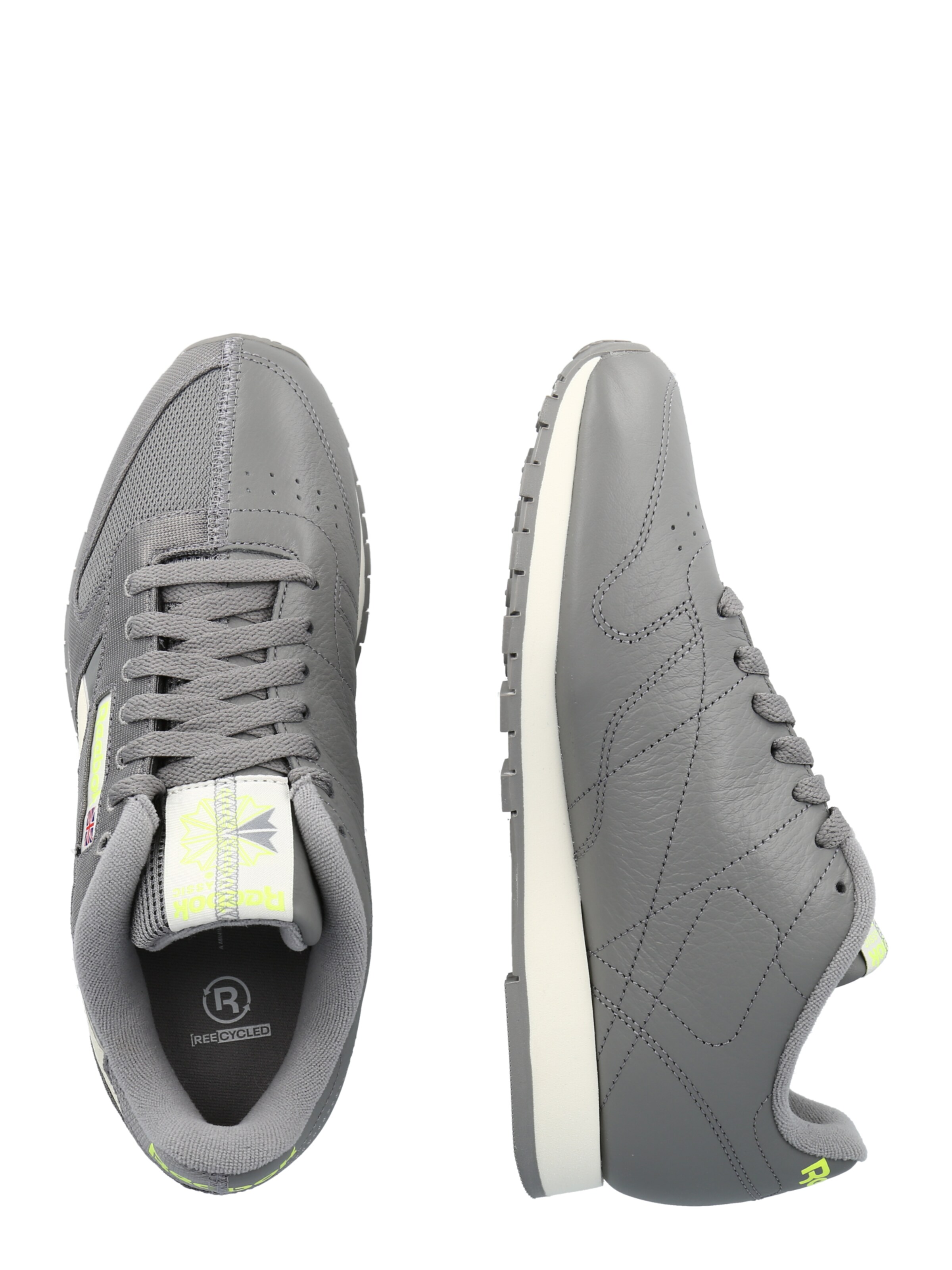 Reebok Låg sneaker 'CL LTHR' i grå