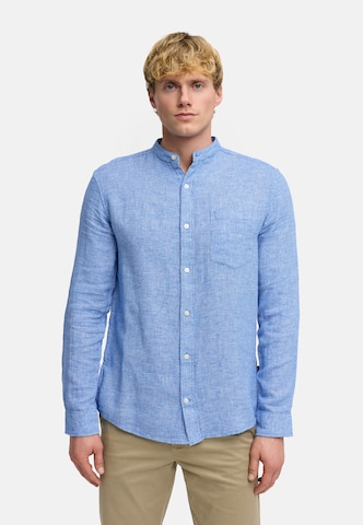 Kronstadt Regular fit Zakelijk overhemd 'KSGallagher' in Blauw: voorkant