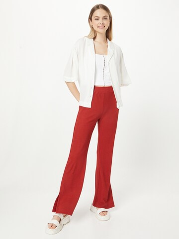 Bootcut Pantalon Koton en rouge