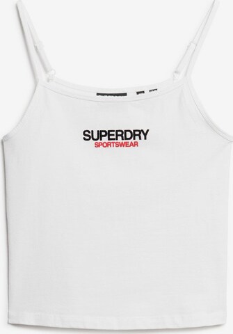 Haut Superdry en blanc : devant