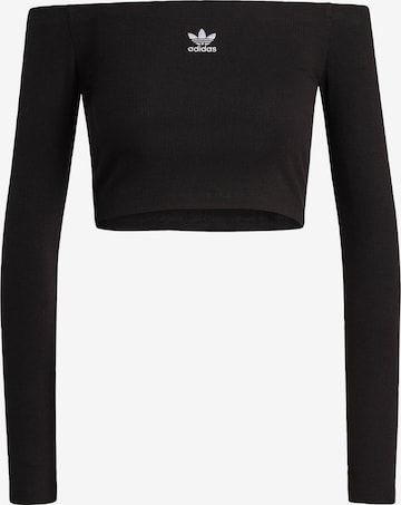 ADIDAS ORIGINALS - Camiseta 'Essentials' en negro: frente