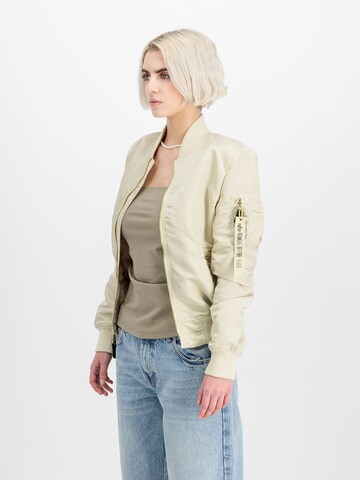 ALPHA INDUSTRIES Демисезонная куртка 'MA-1 VF LW' в Бежевый: спереди