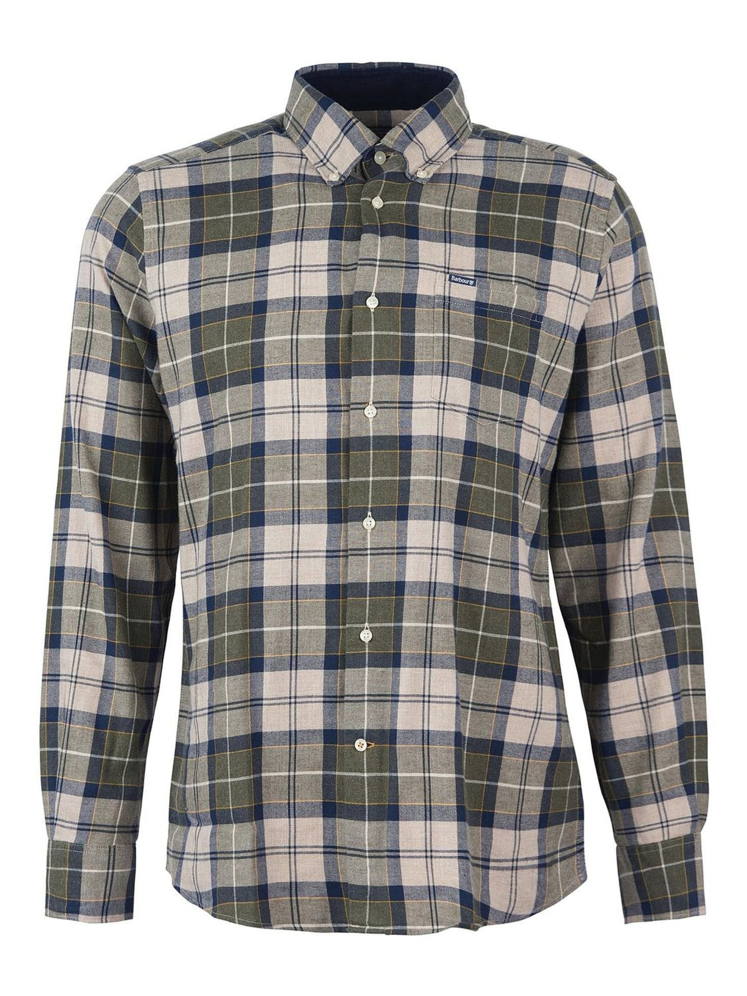 Barbour Regular Fit Hemd 'Fortrose'‌‌‌‌‌‌‌‌ in Grün: Vorderseite