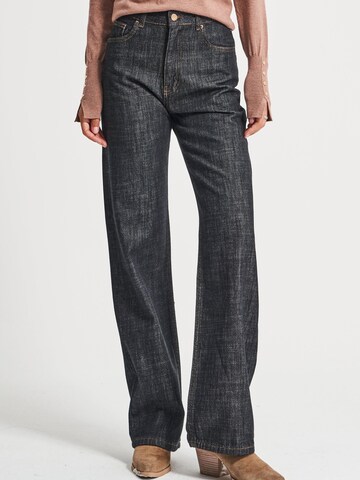 IT'S BASIC Regular Jeans 'Straight Mid Rise Jeans' in Blauw