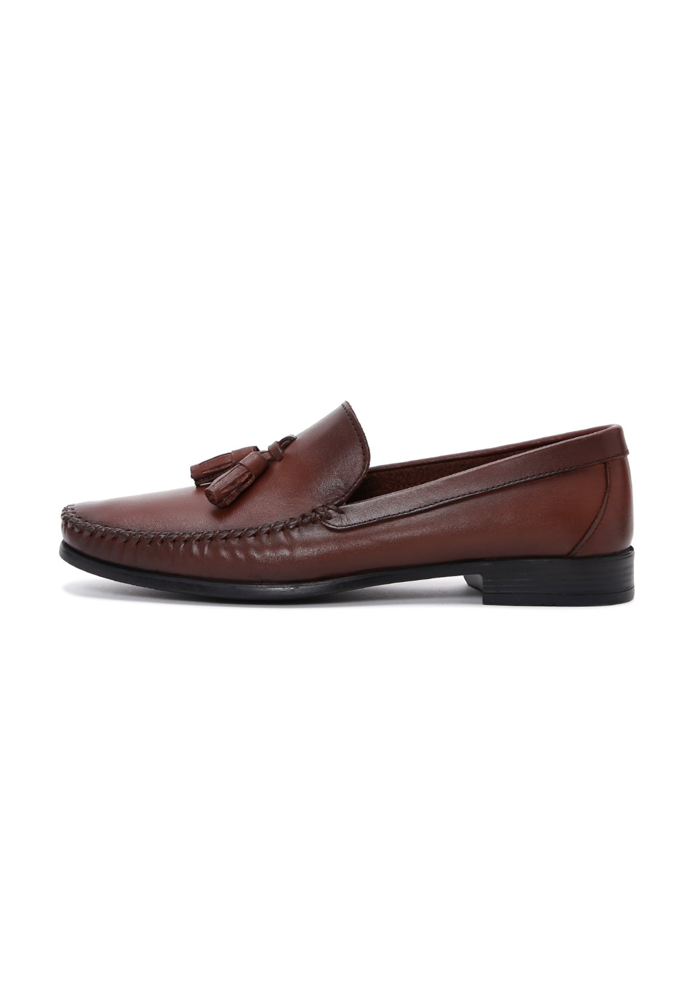Derimod Slip-ons in Brown: front