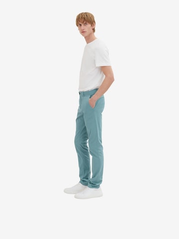 TOM TAILOR Slimfit Chino kalhoty – zelená