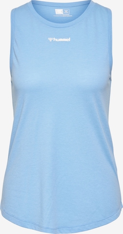 Hummel Sporttop in Blauw: voorkant