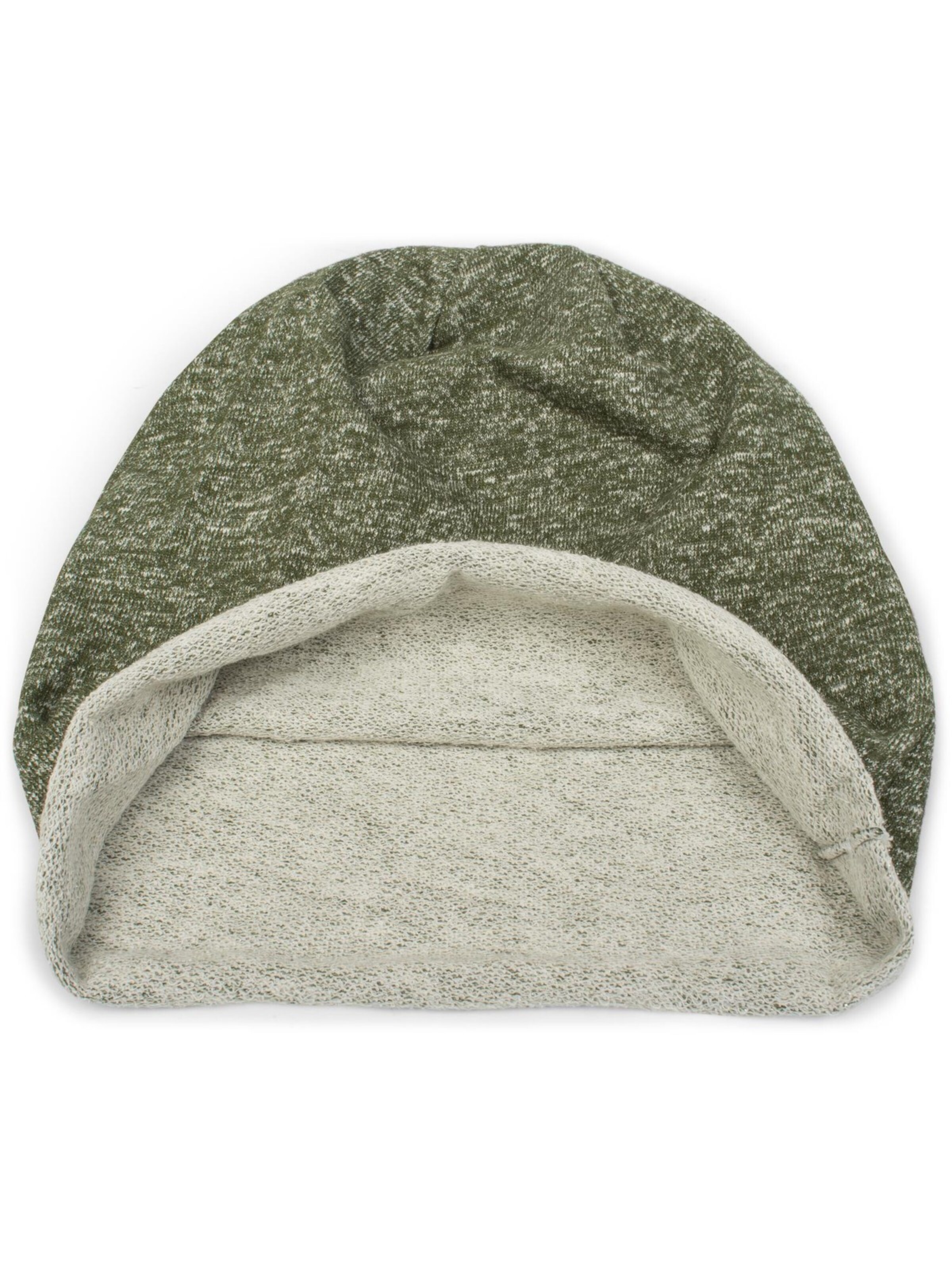 styleBREAKER Mütze 'Beanie Mütze mit All Over Glitzer'‌ in Grün