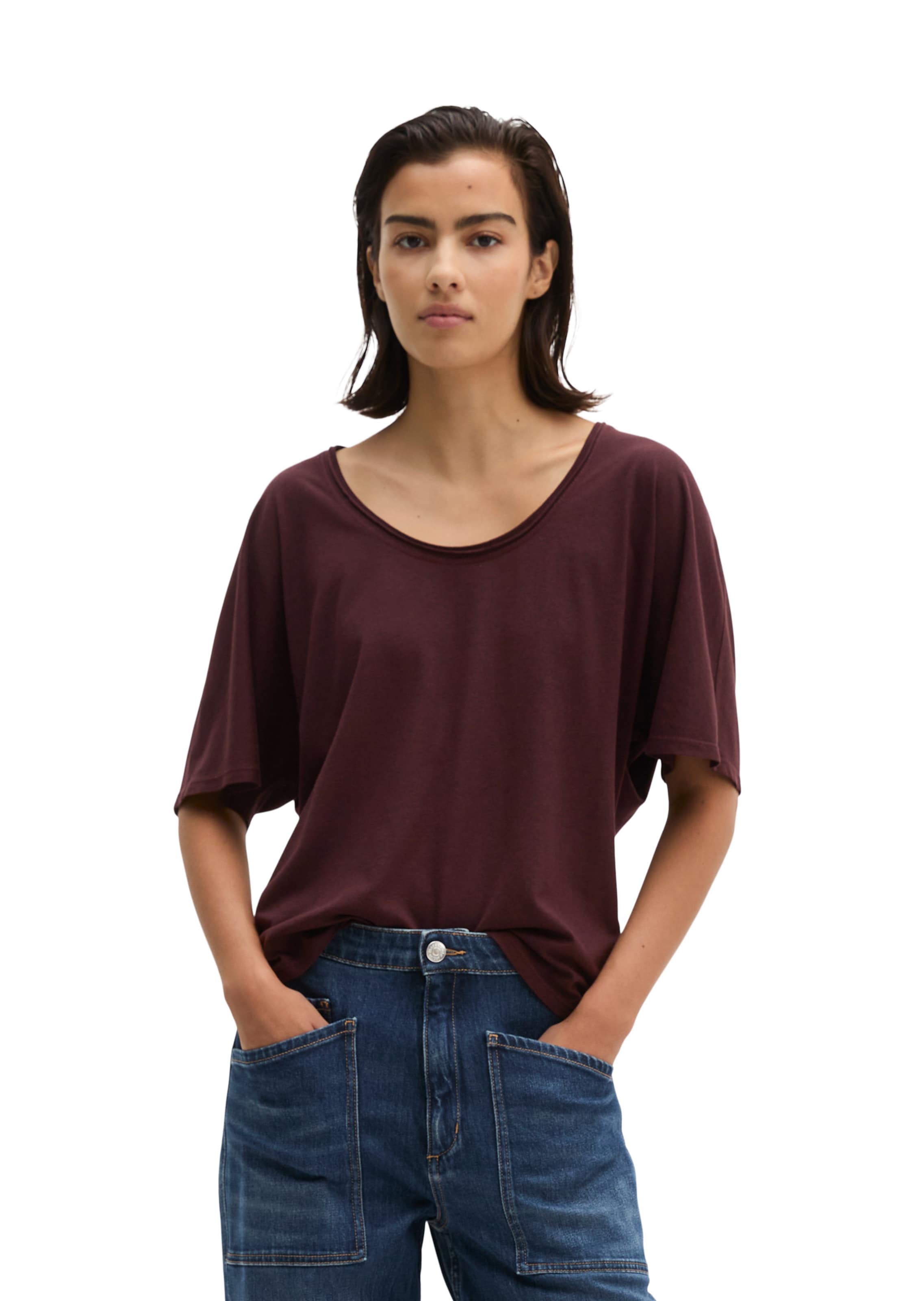 Marc O'Polo Shirt in Rood: voorkant