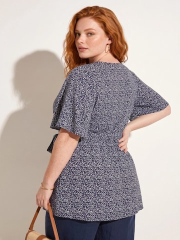Chemisier Shape Of You en bleu