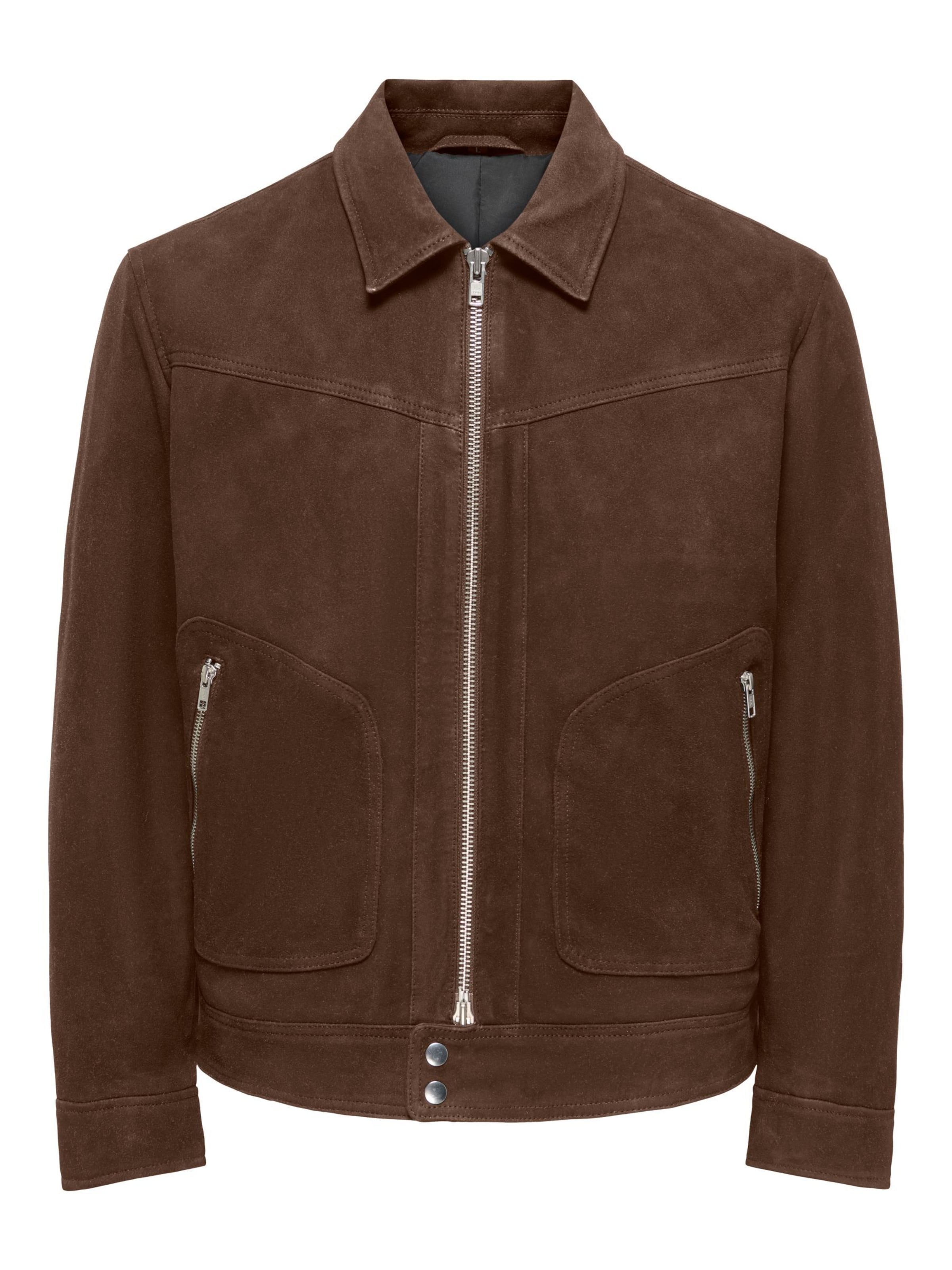 Only & Sons Between-Season Jacket 'ONSElias' in Brown: front