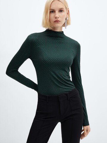 MANGO Shirt 'Xstrass' in Grün: Vorderseite