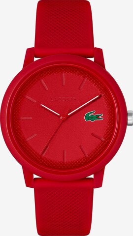 Montre à affichage analogique LACOSTE en rouge : devant