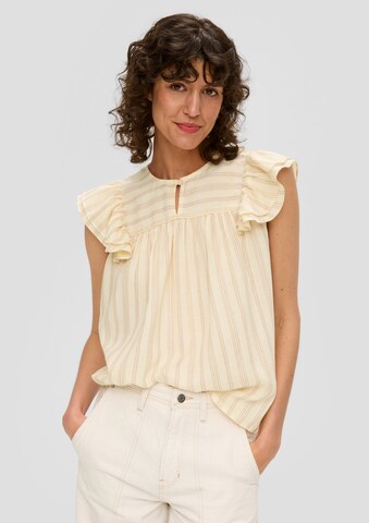 s.Oliver Bluse in Beige: Vorderseite