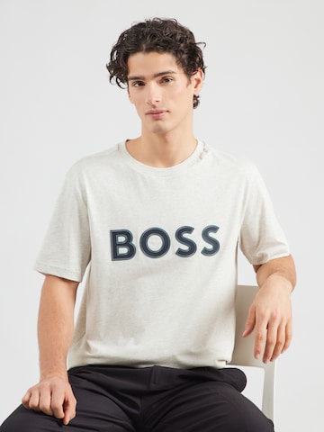 BOSS Green Paita värissä harmaa: etupuoli