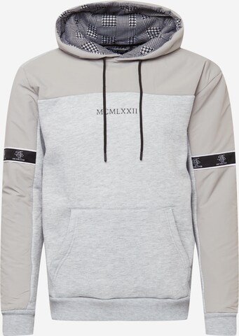 BRAVE SOUL Sweatshirt 'THAMES' in Grau: predná strana