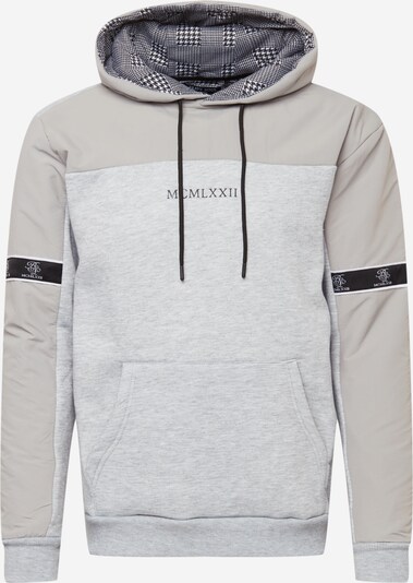 BRAVE SOUL Sweater majica 'THAMES' u siva / bež siva / crna / bijela, Pregled proizvoda