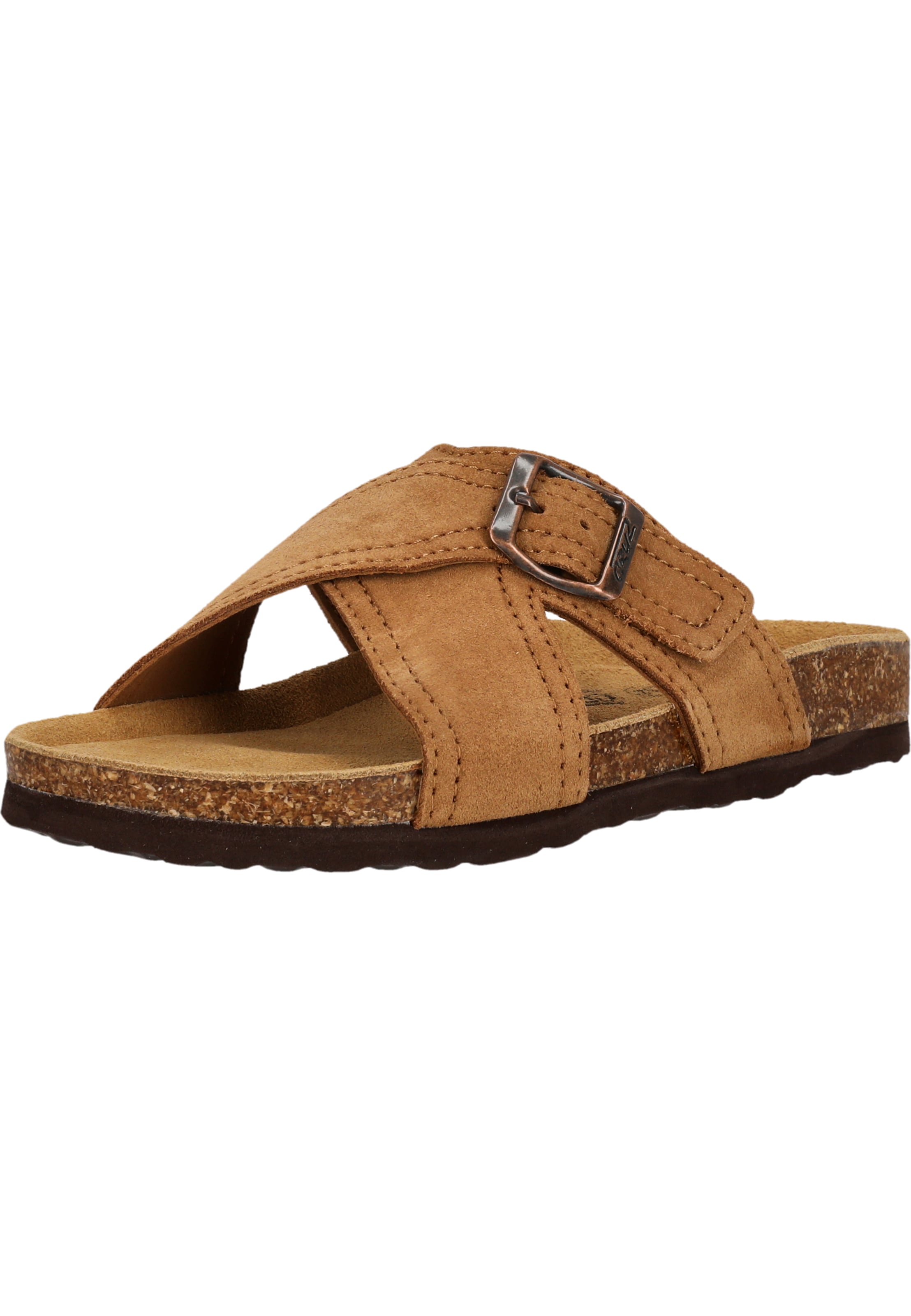 Cruz Mule 'Tellian' in Brown: front