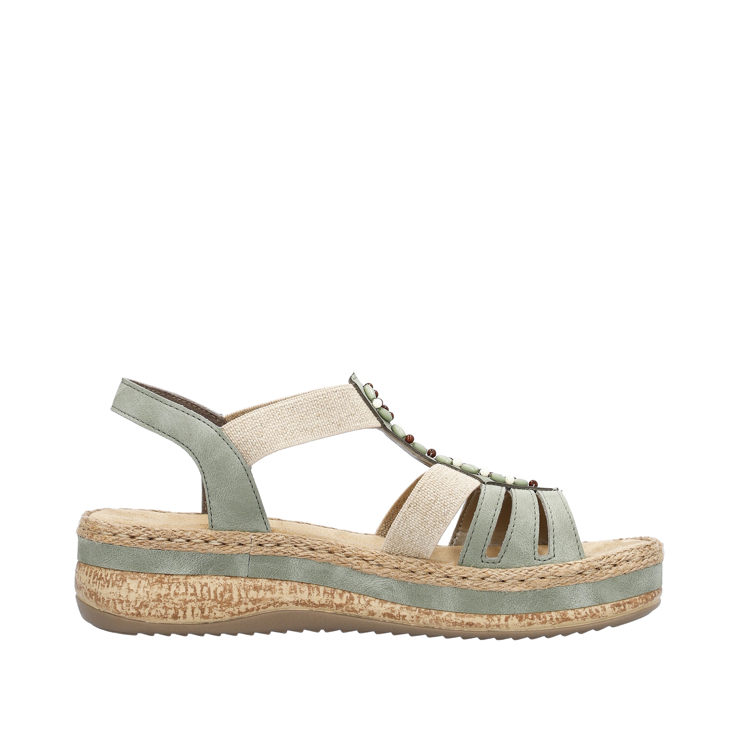 Sandales 'V0920' Rieker en vert