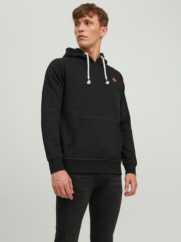 JACK & JONES Sweatshirt i sort: forside