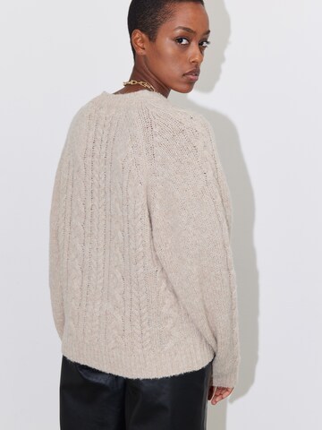 LeGer by Lena Gercke Knit Cardigan 'Mala' in Beige