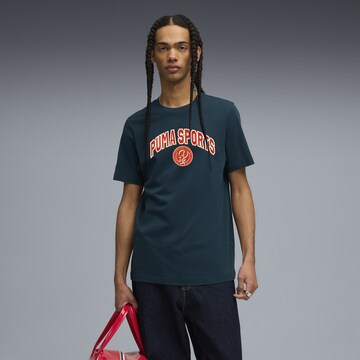 PUMA Shirt 'Wardrobe Essentials Sports Legacy' in Green: front