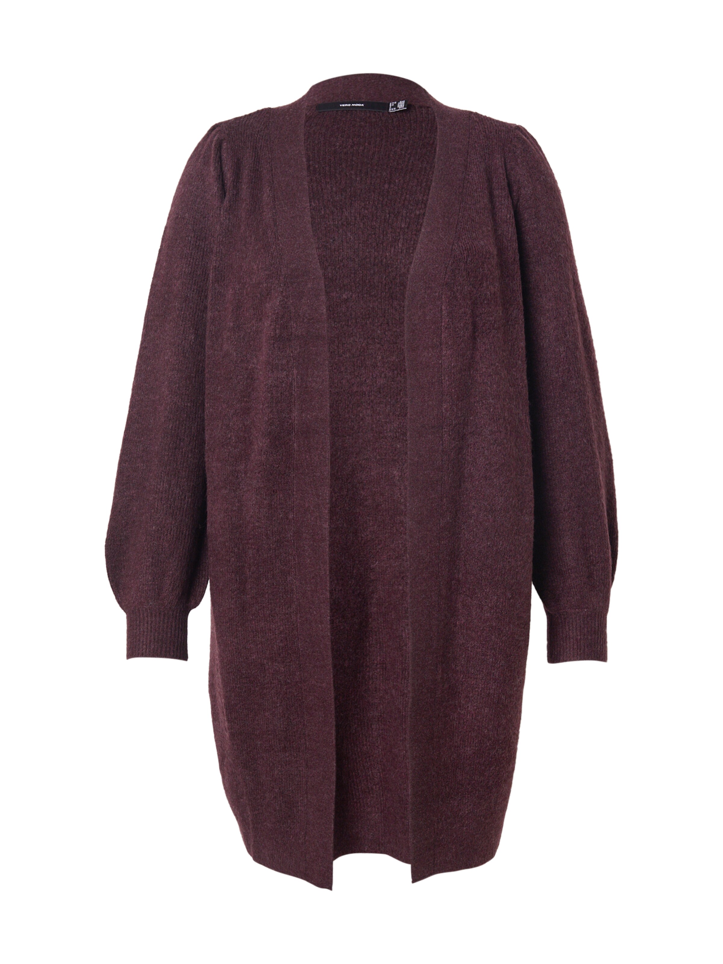 Vero Moda Curve - Cárdigan 'VMRUBELLEFILE' en rojo: frente