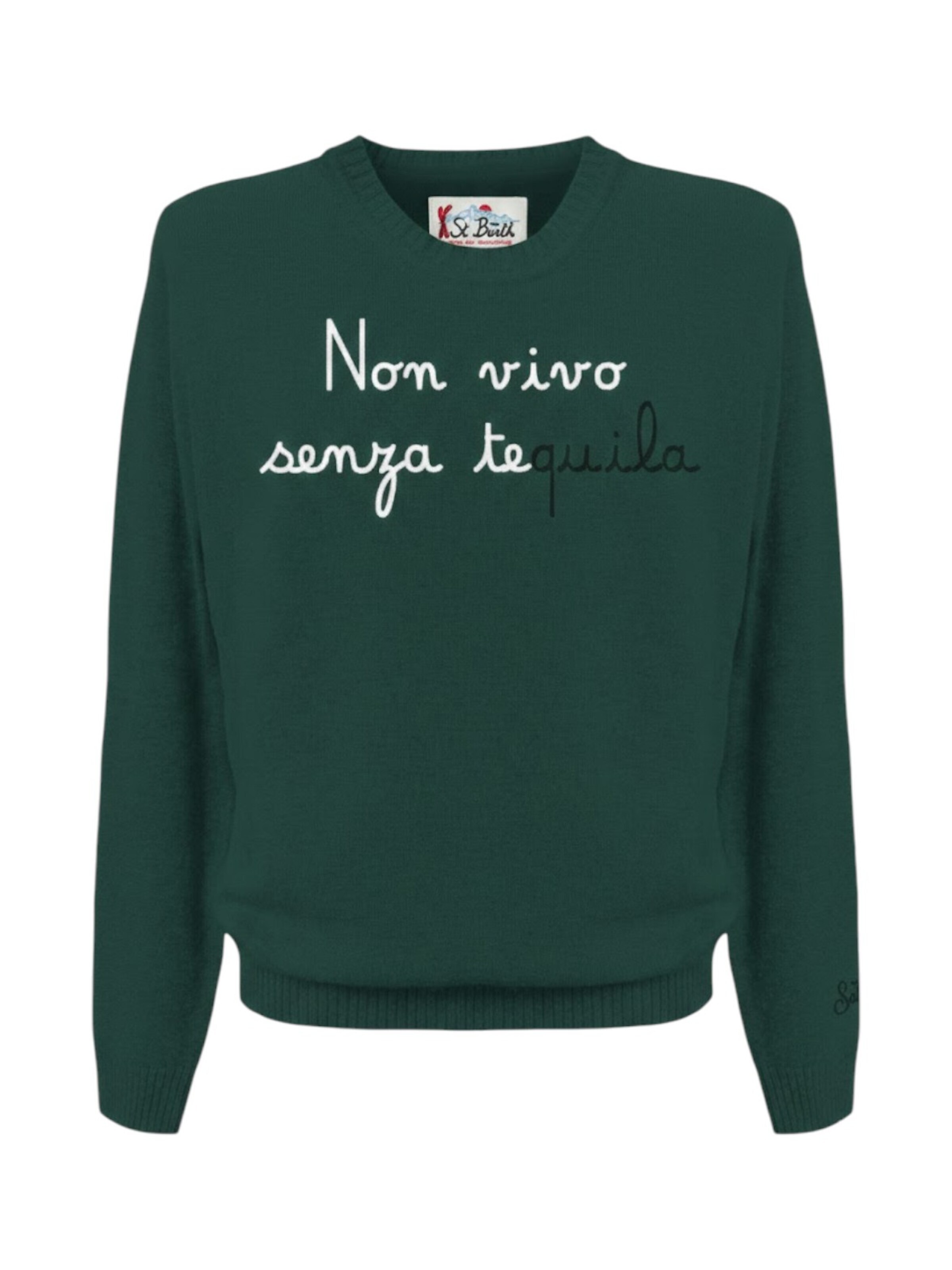 MC2 Saint Barth Sweater in Green: front