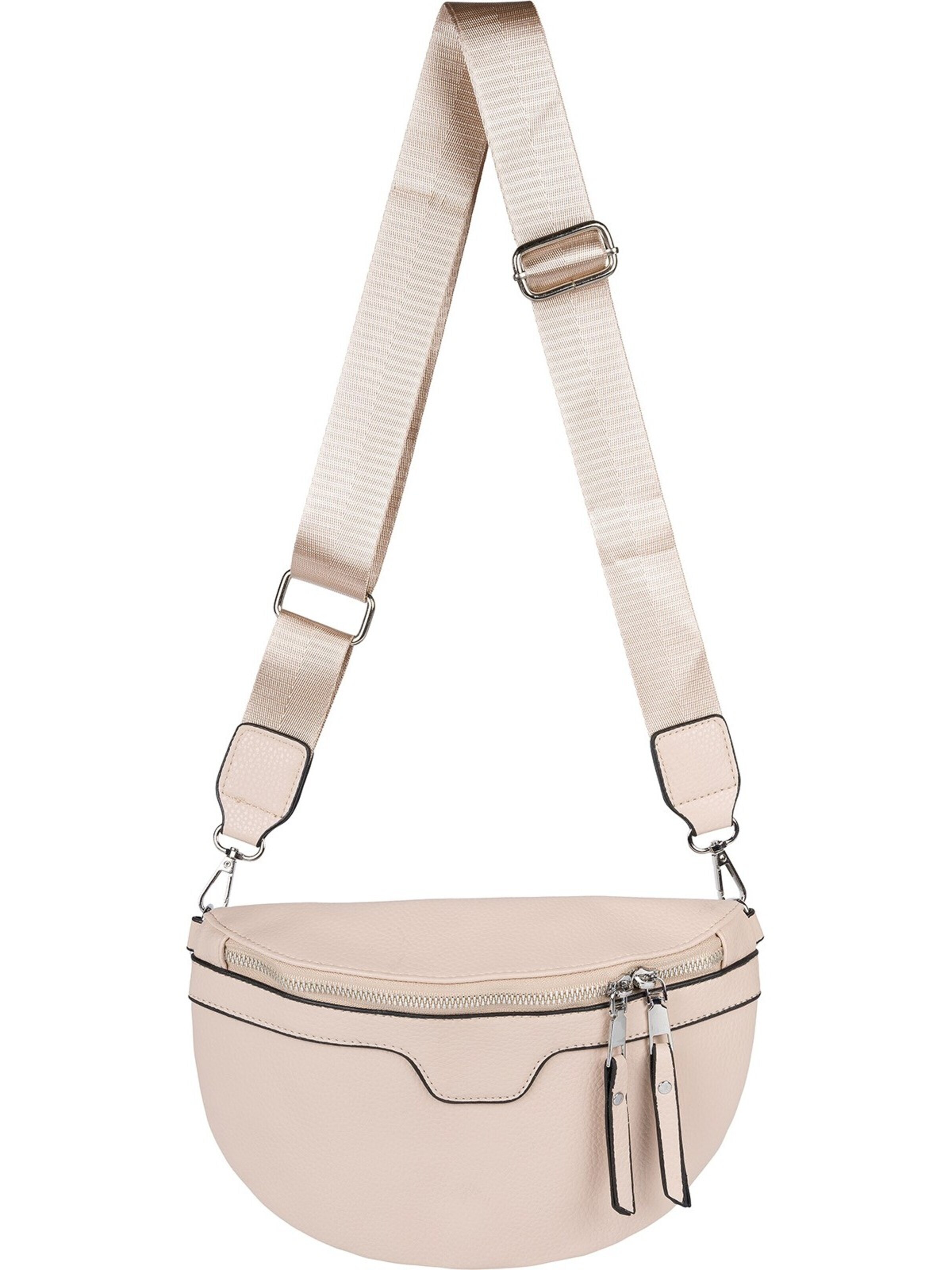 styleBREAKER Umhängetasche 'Halbmond Umhängetasche Uni'‌‌‌‌‌‌‌‌‌‌ in One Size in beige, Produktansicht