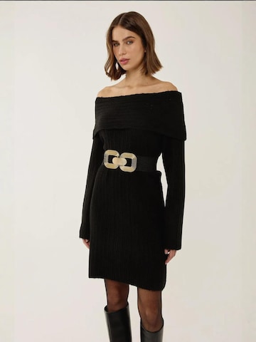 Abito in maglia di Hiccup in nero