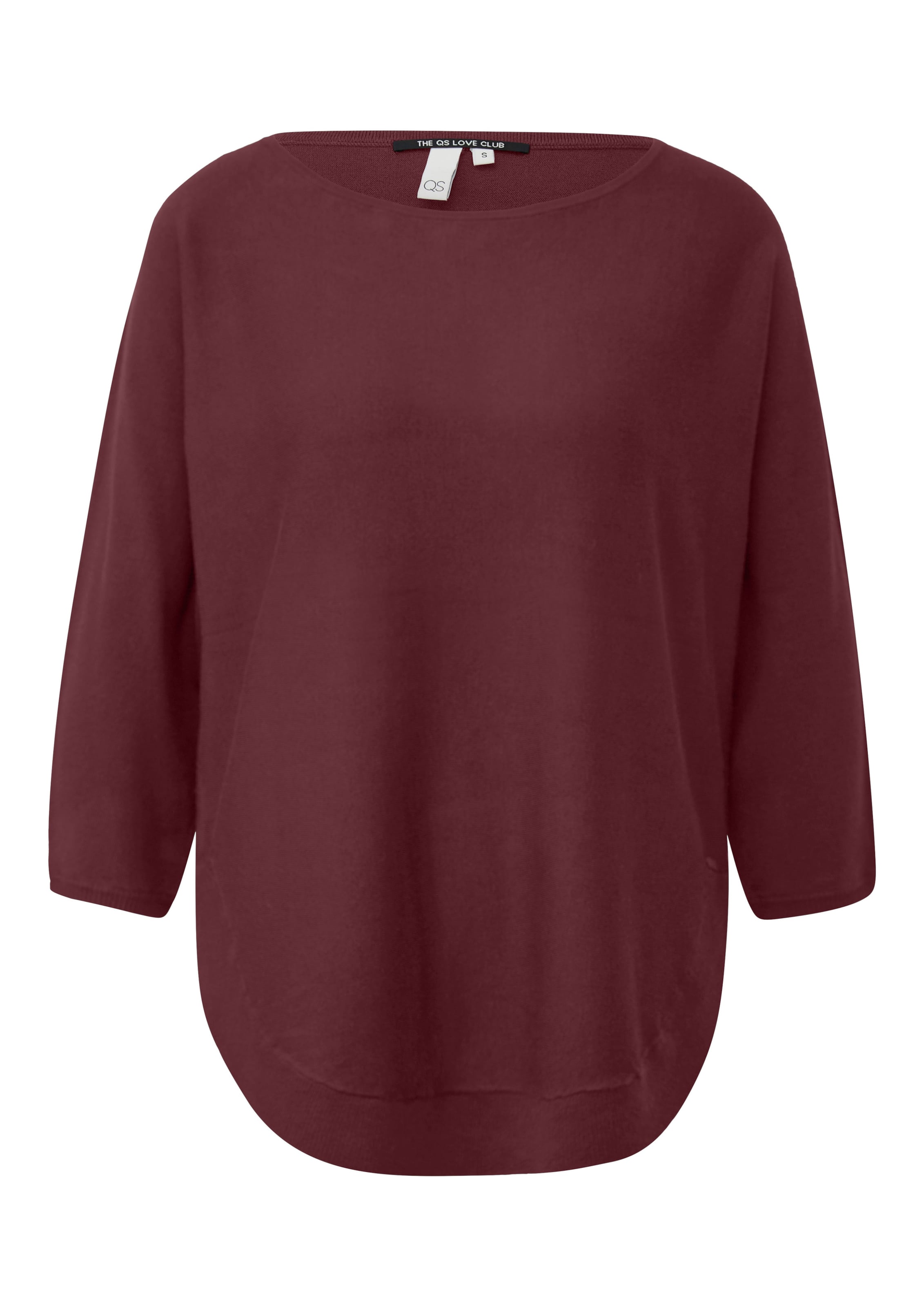 Pull-over QS en rouge : devant