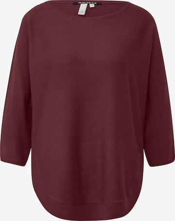 Pull-over QS en rouge : devant