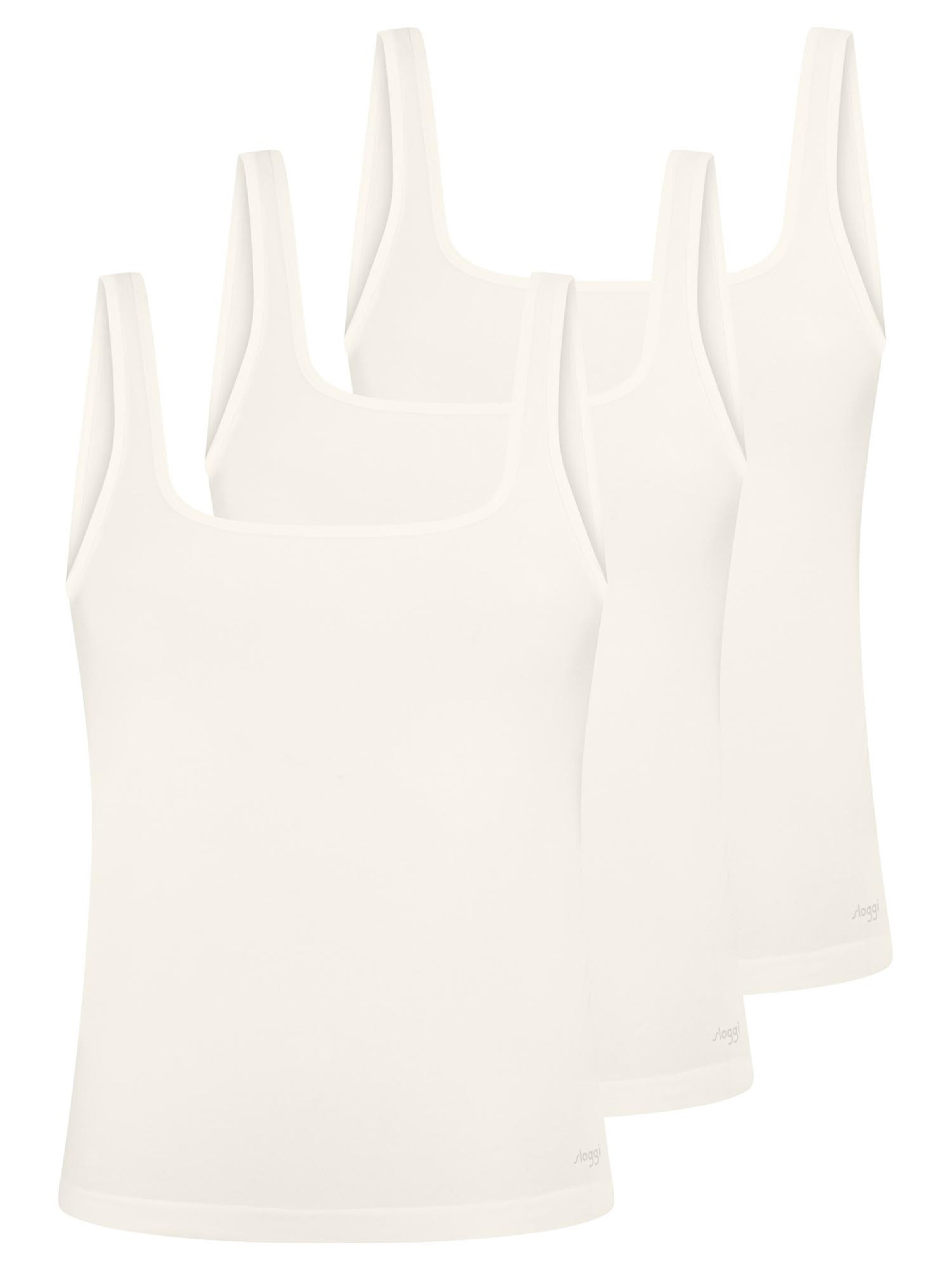 SLOGGI Onderhemd 'GO Sense' in Wit: voorkant