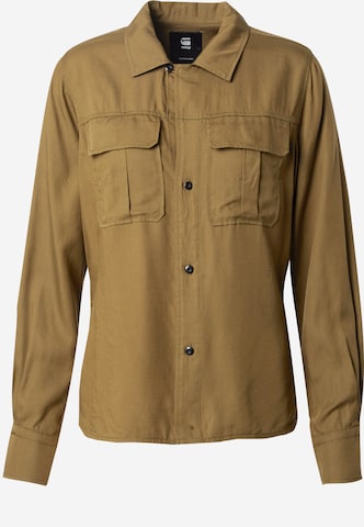 G-Star RAW Blouse in Groen: voorkant