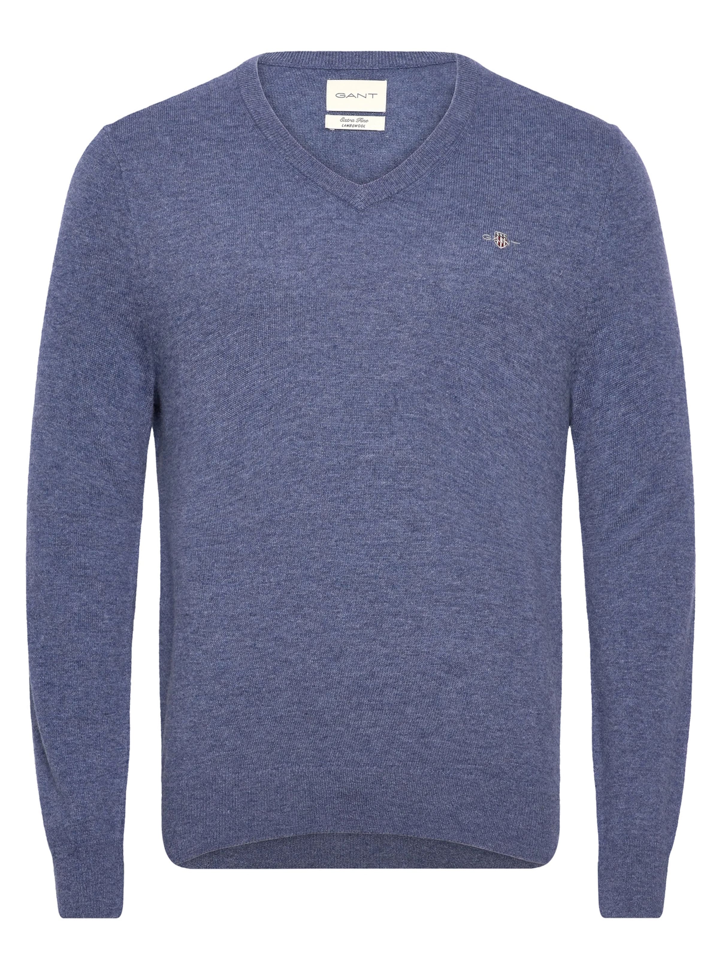 Pulover de la GANT pe albastru: față