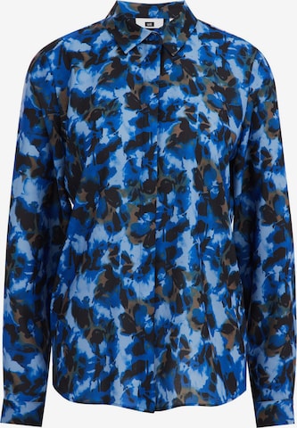 WE Fashion Blouse in Blauw: voorkant