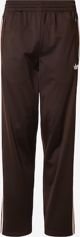 ADIDAS ORIGINALS Normalny krój Spodnie 'FIREBIRD' w kolorze brązowy: przód