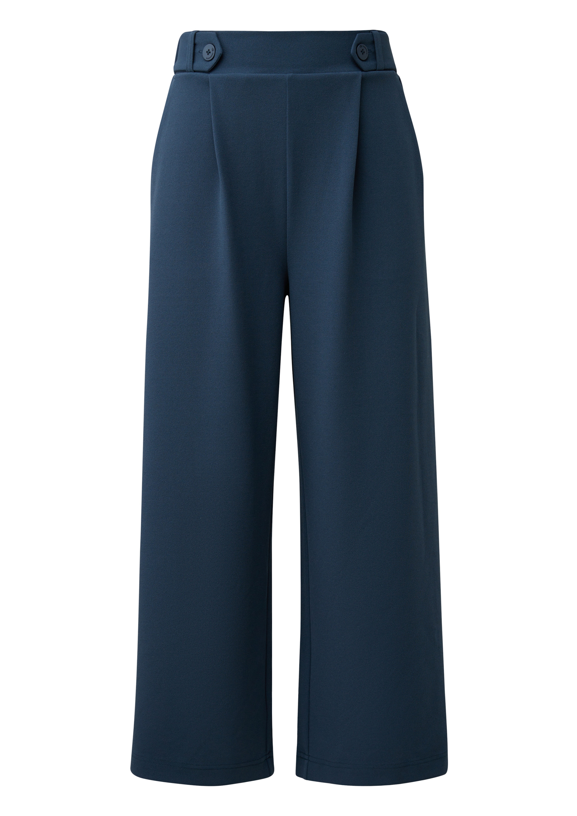 Pantalon à pince QS en bleu : devant