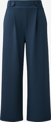 Pantalon à pince QS en bleu : devant