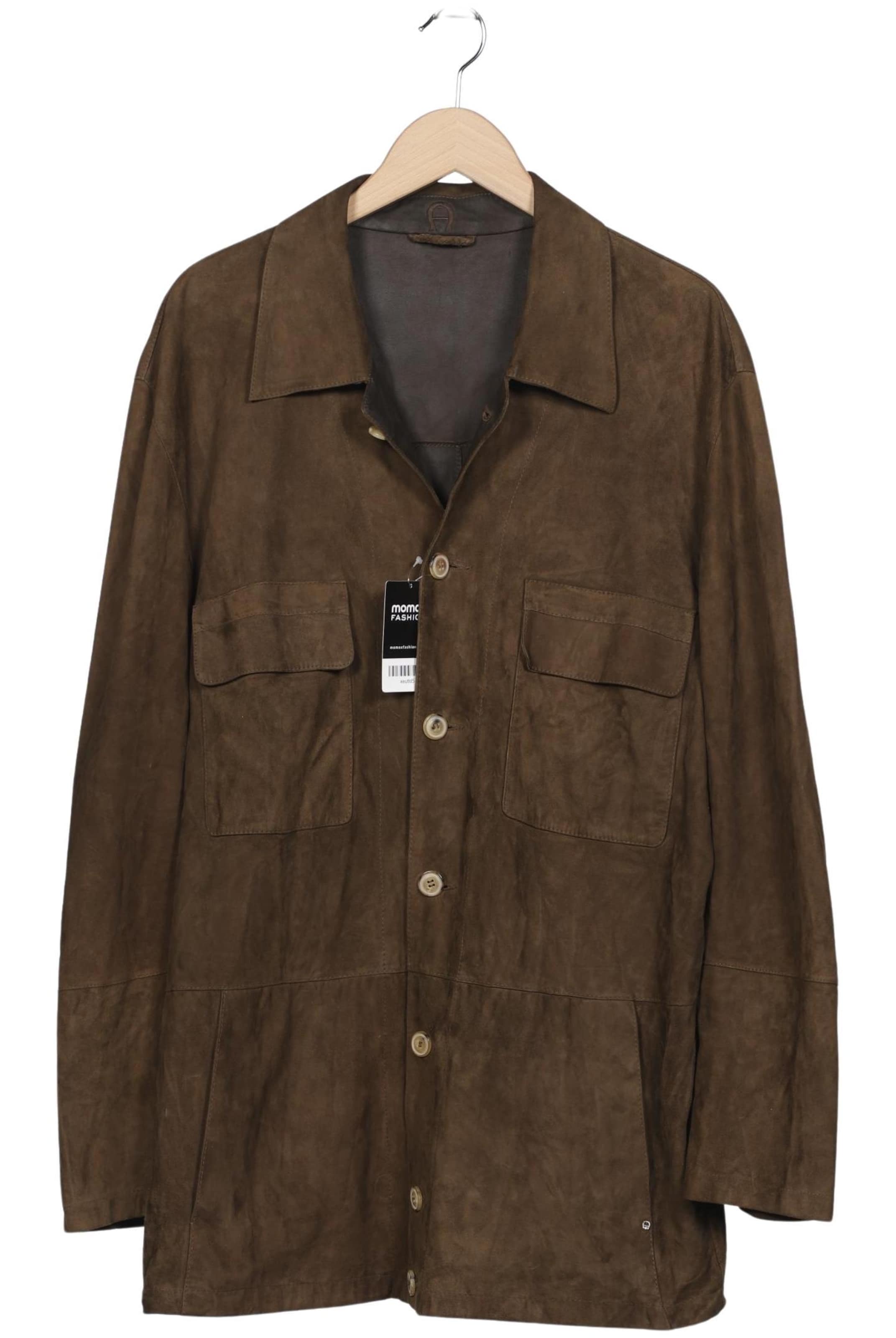 AIGNER Jacket & Coat in M-L in Brown: front