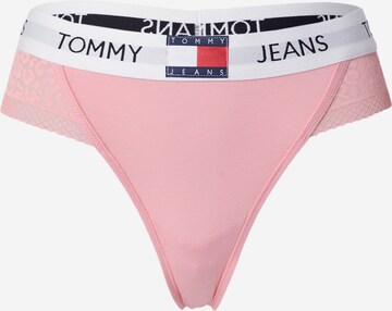 Tanga 'Heritage' de la Tommy Jeans pe roz: față