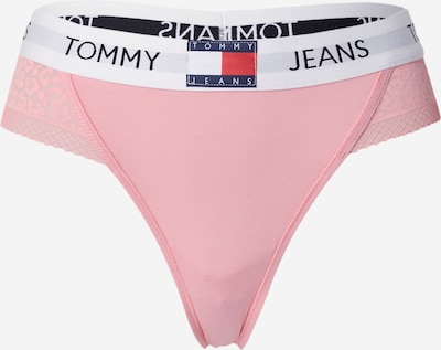 Tommy Jeans Stringu biksītes 'Heritage', krāsa - jūraszils / rožkrāsas / balts, Preces skats