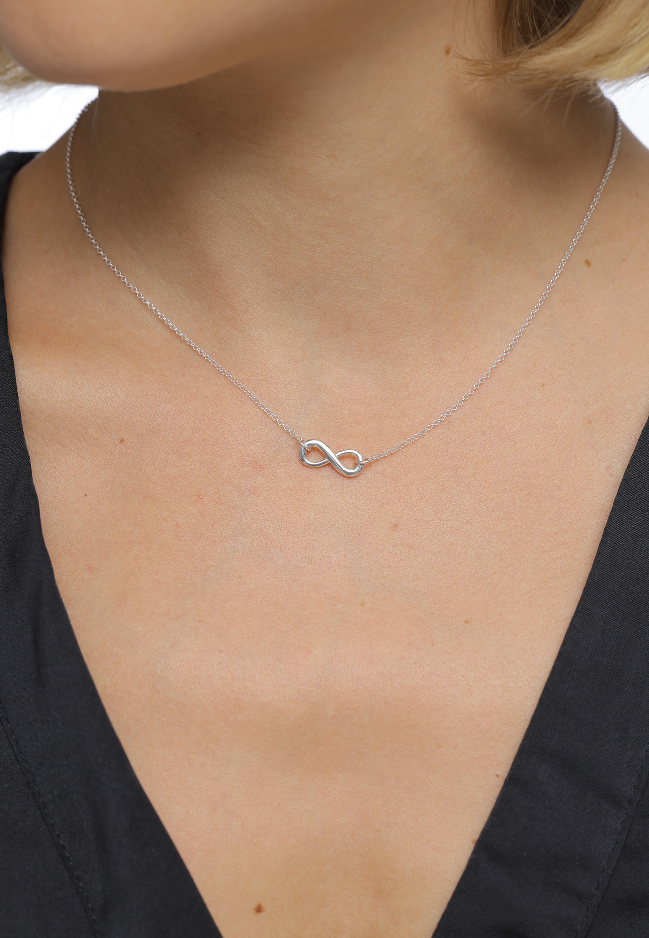 Chaîne 'Infinity' ELLI en argent : devant